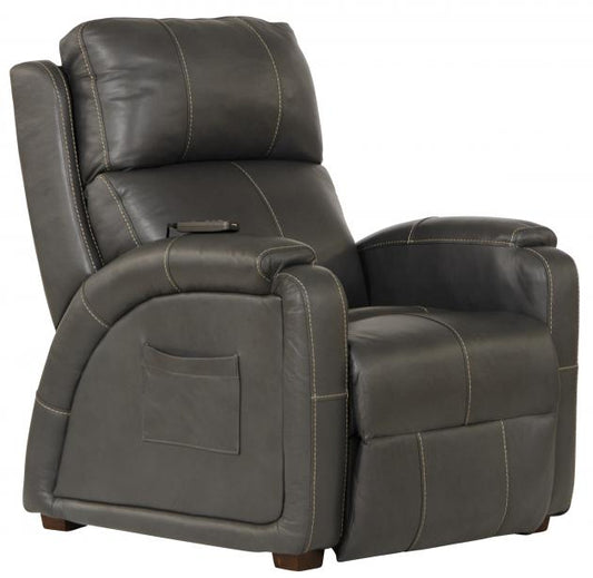 Catnapper Reliever Power Headrest Power Recliner w/CR3 Heat/ Massage/Lumbar/Zero Gravity in Gunmetal