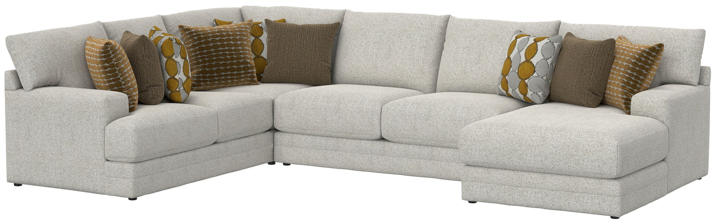 Tori - Sectional With Comfort Coil Seating And Accent Pillows Included