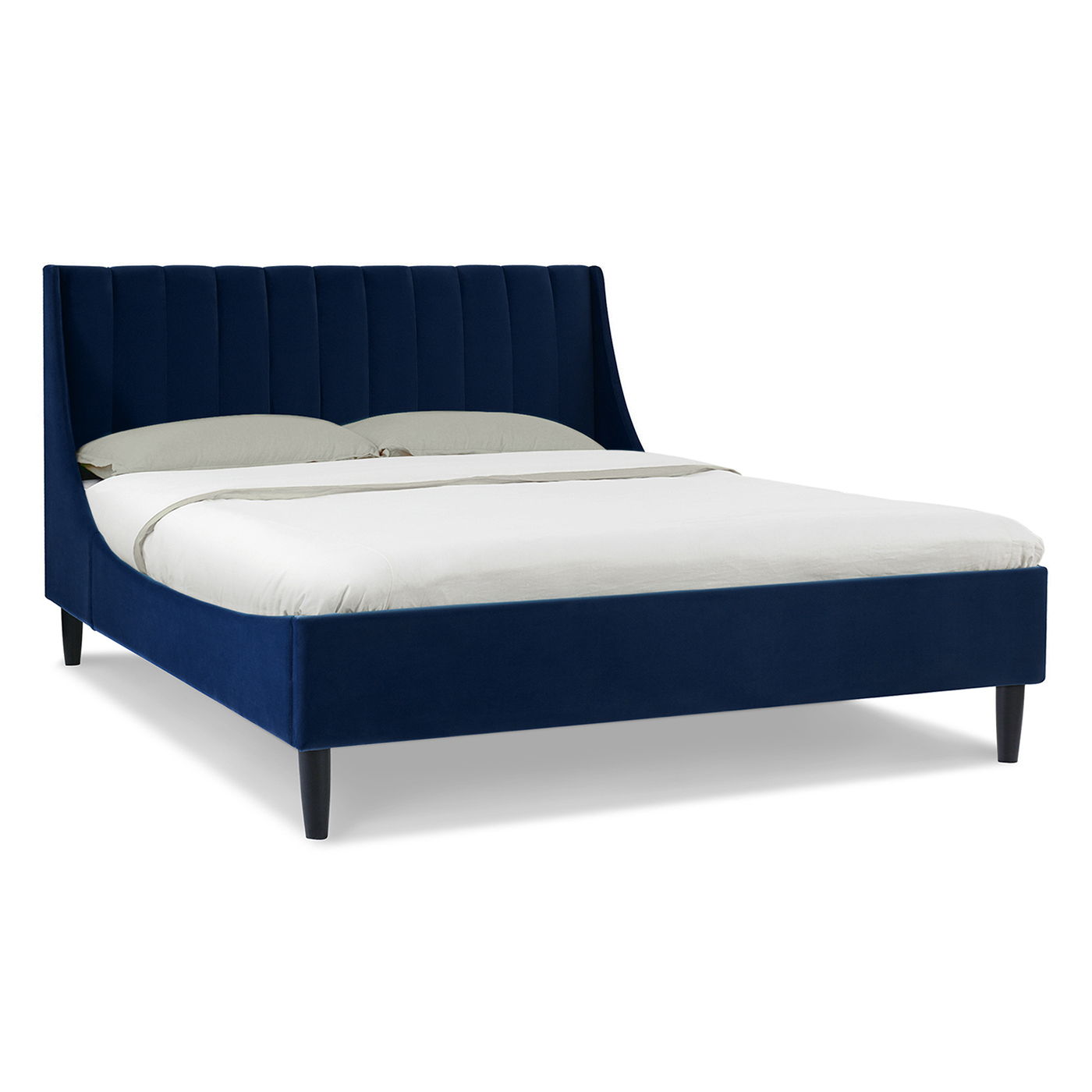 Aspen - Vertical Tufted Modern Headboard Platform Bed Set