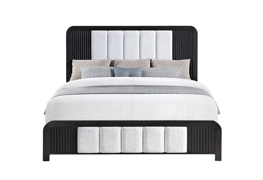 Beckett - King Bed Footboard - Black / White