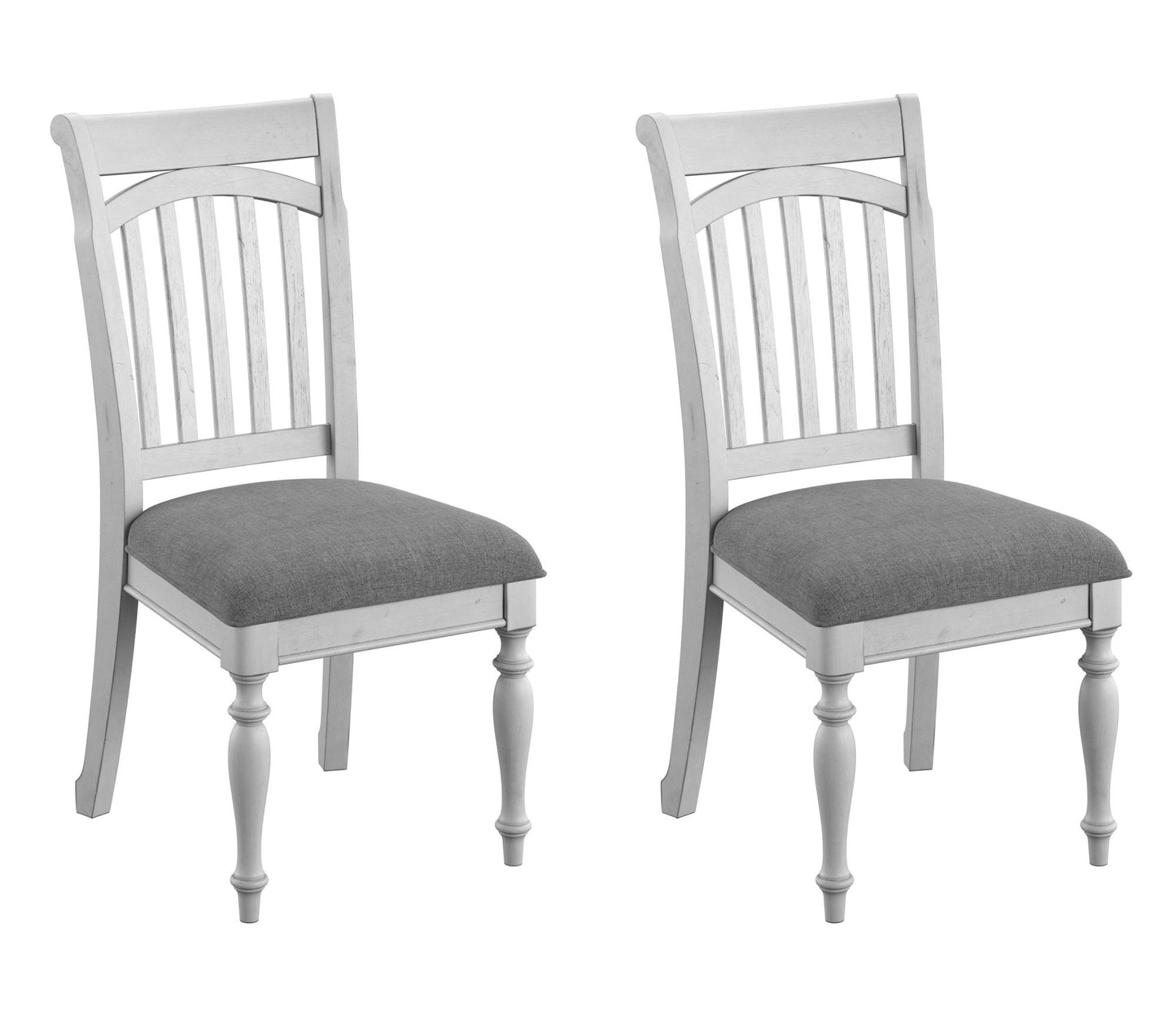 Mariano - Slat Back Dining Chairs (Set of 2) - Gray