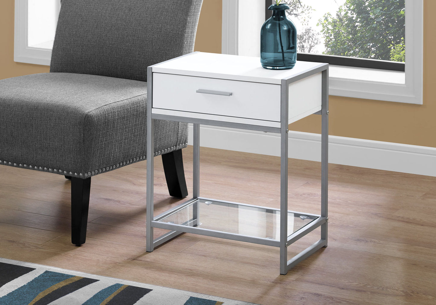 Versatile Accent Side Table, Storage Drawer