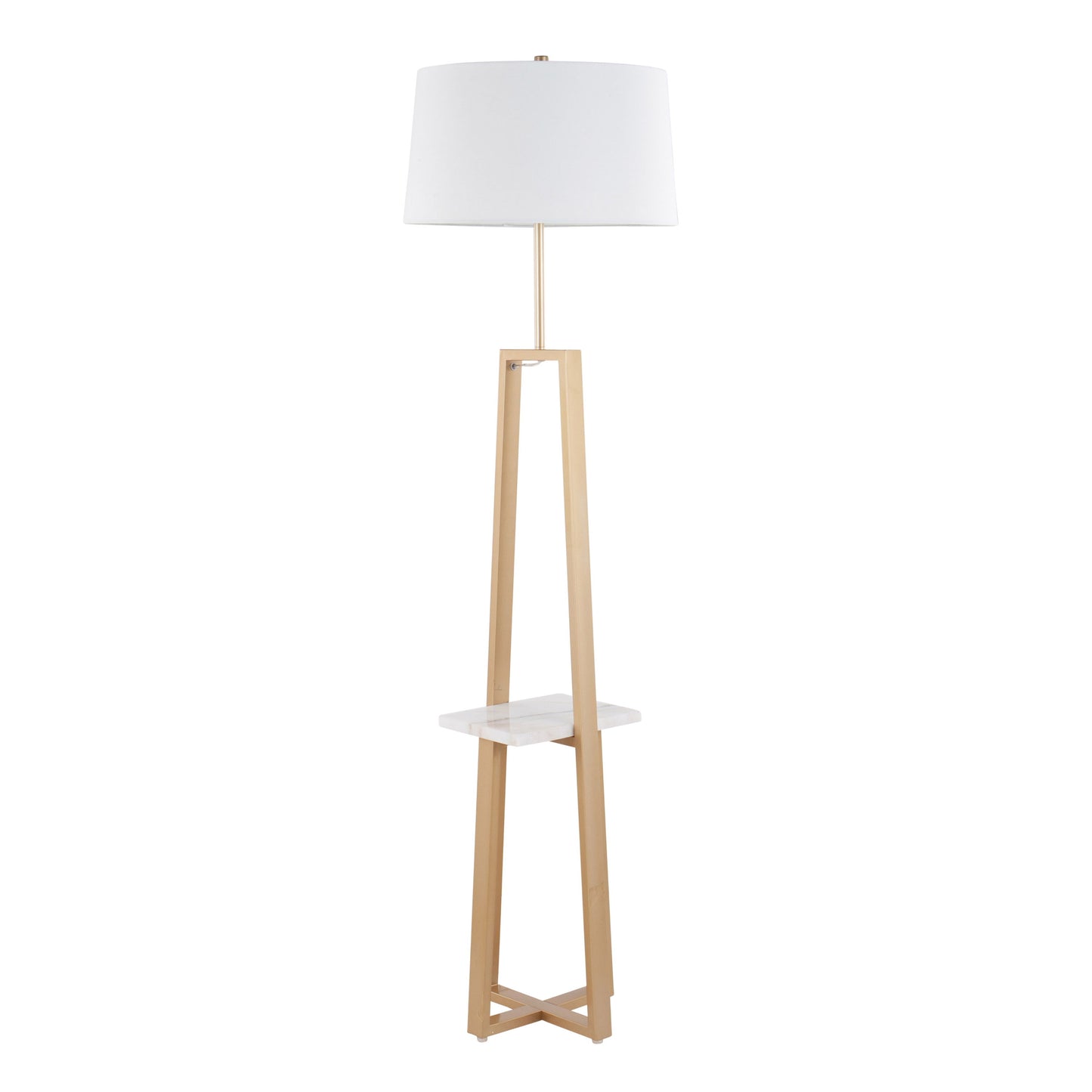 Cosmo - Shelf Contemporary / Glam Floor Lamp