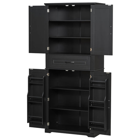 Bathroom Storage Cabinet With Multifunctional Storage Space, Drawer With Slide Rails, Adjustable Shelf