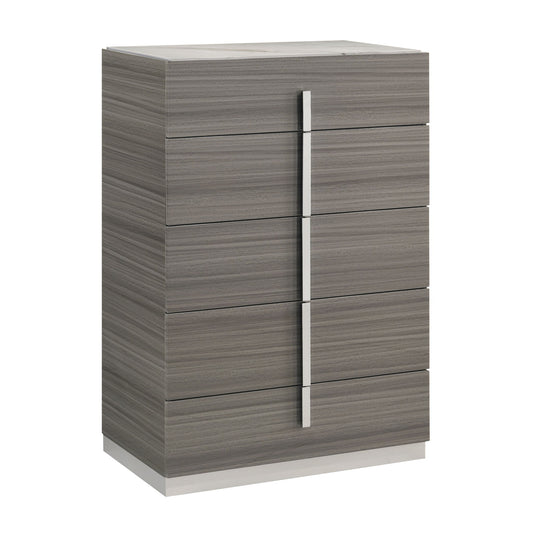 Altima - 5 Drawer Chest - Gray