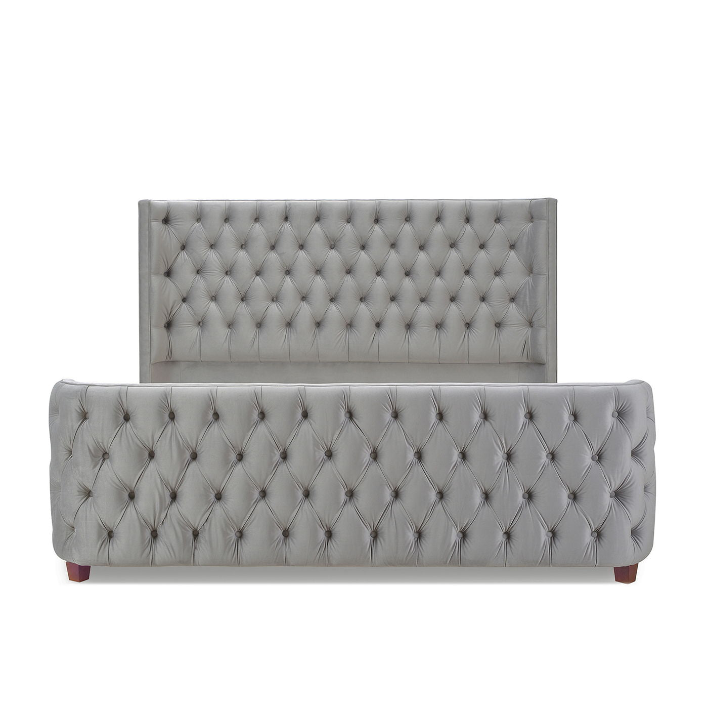 Brooklyn - Tufted Panel Bed Headboard And Footboard Set