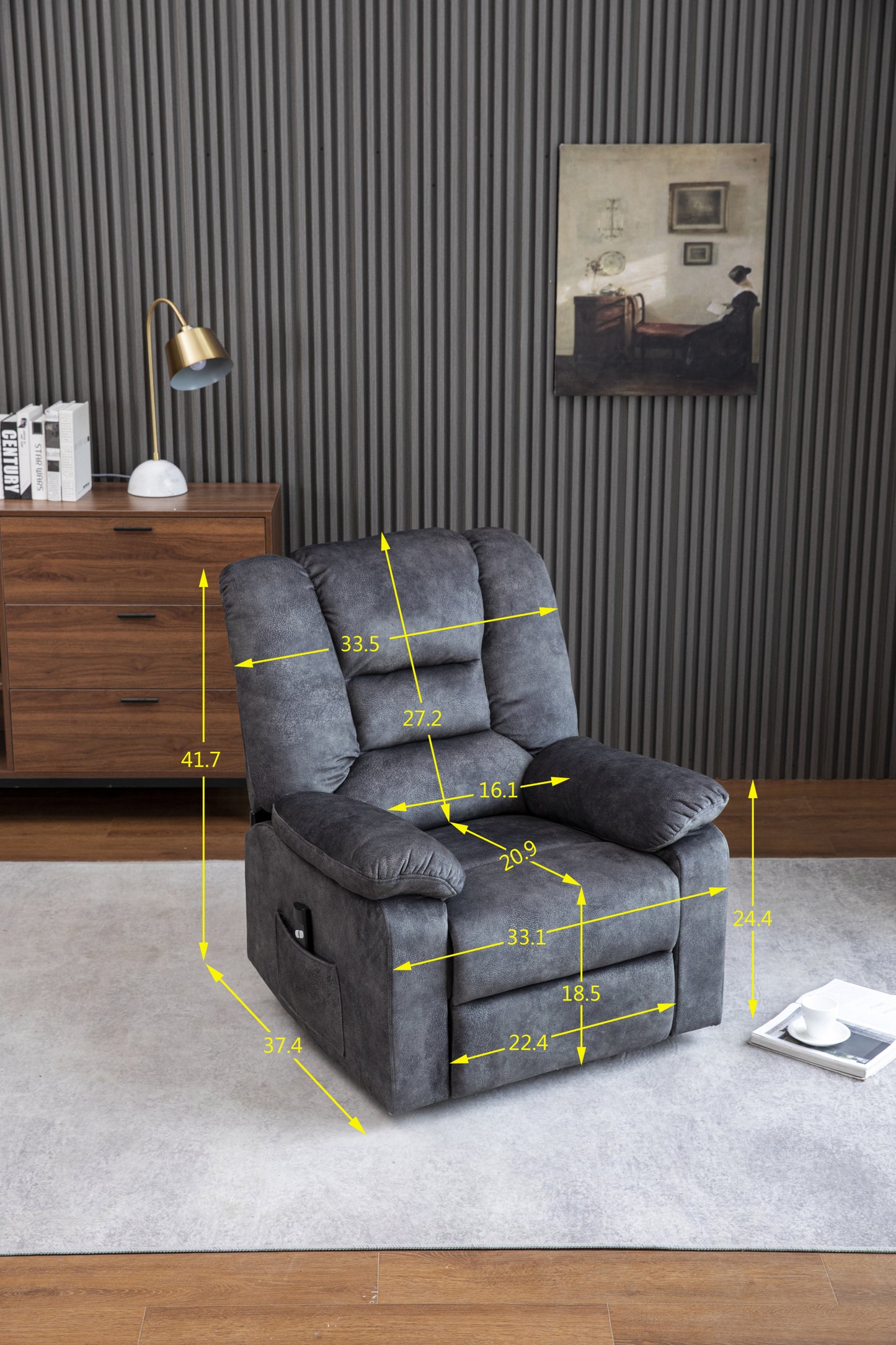 Recliners  Lift Chair Relax Sofa Chair Livingroom Furniture Living Room Power Electric Reclining for Elderly