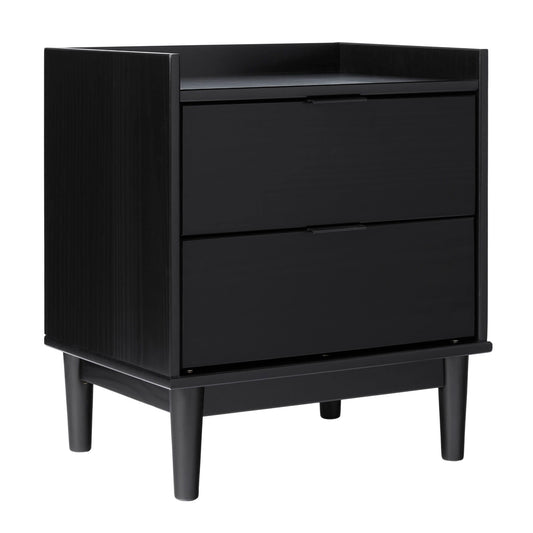 Mid-Century Modern 2 Drawer Nightstand