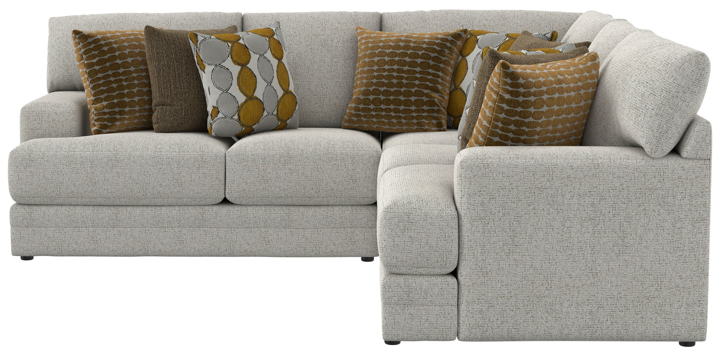 Tori - Sectional With Comfort Coil Seating And Accent Pillows Included