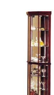 Huxley - Curio Cabinet (Corner) - Cherry