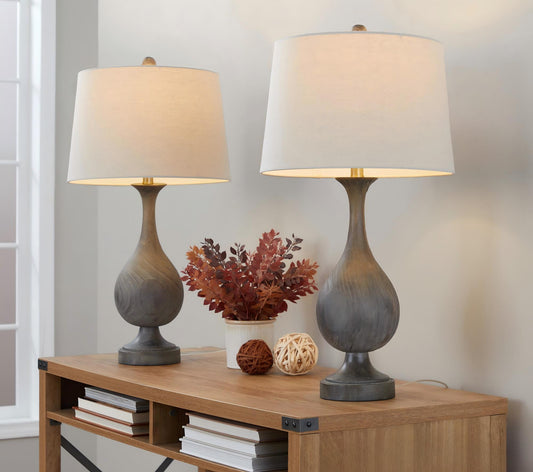 Cipolla - Poly Farmhouse Table Lamp (Set of 2)