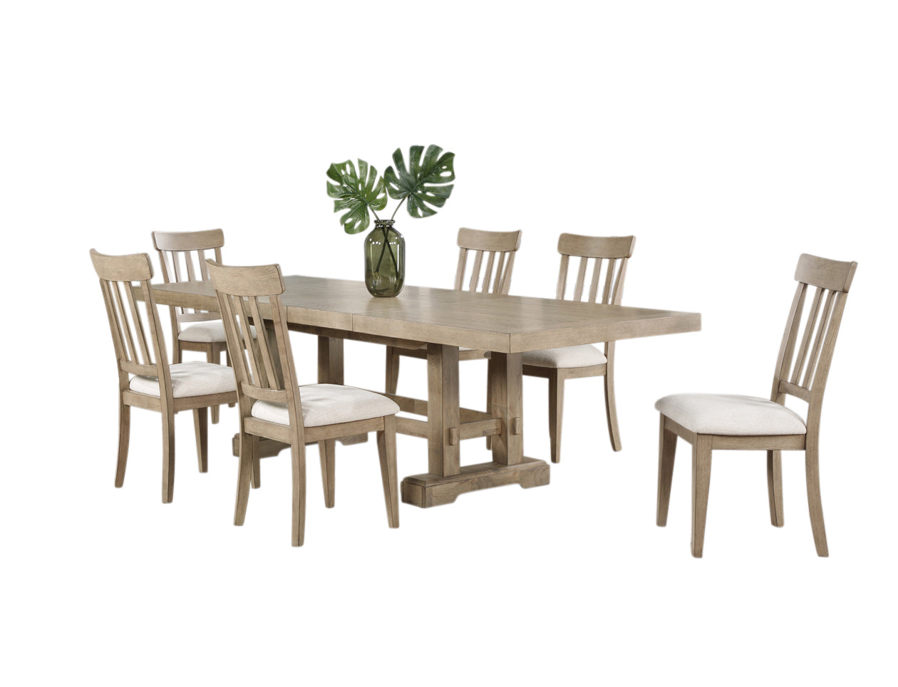 Napa - 7 Piece Dining Set - Sand