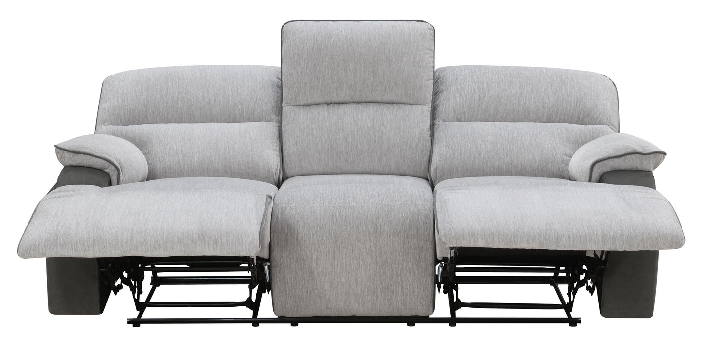 Cyprus - Recliner Sofa - Gray