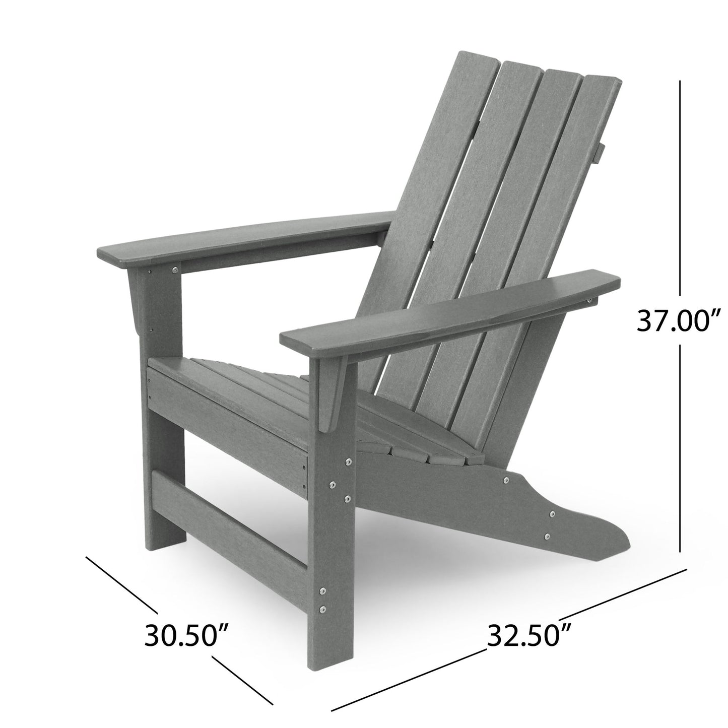 Enigmara - Outdoor High Density Resin Adirondack Chair