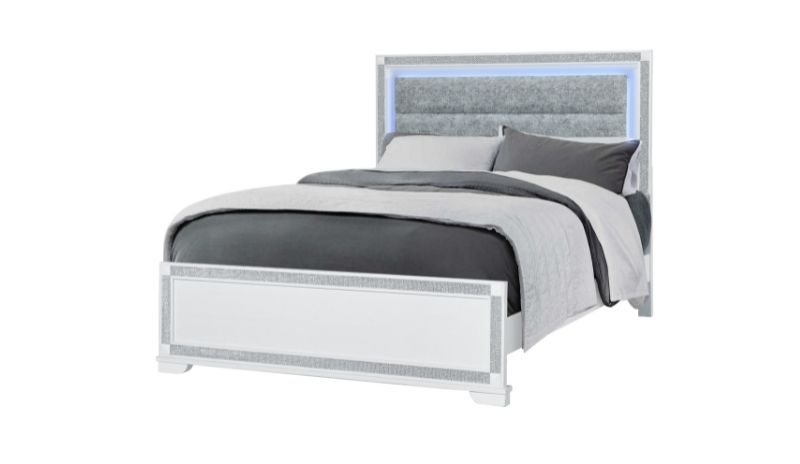 Soleil - Queen Bed - White