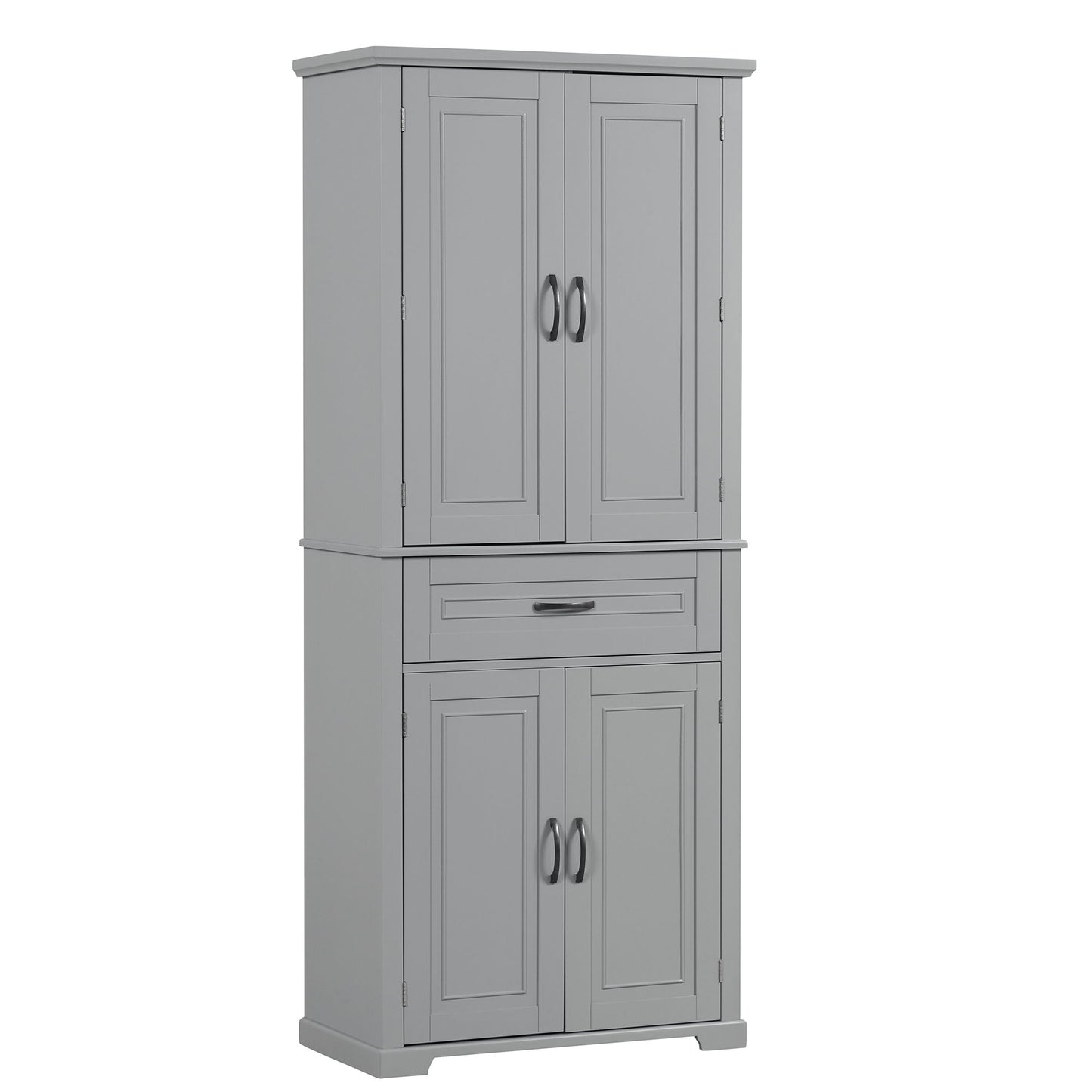 Bathroom Storage Cabinet With Doors And Drawer, Adjustable Shelf
