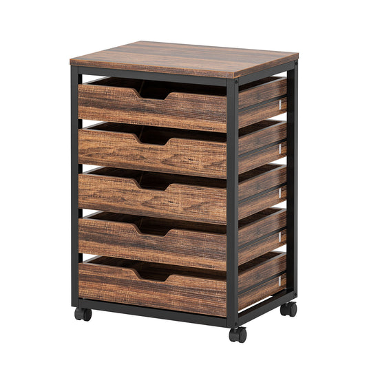 Storage Chest With Wheels, Mobile Drawer Unit