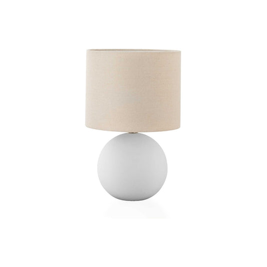 Contemporary Lighting, Table Lamp, Resin, Ceramic - Cream