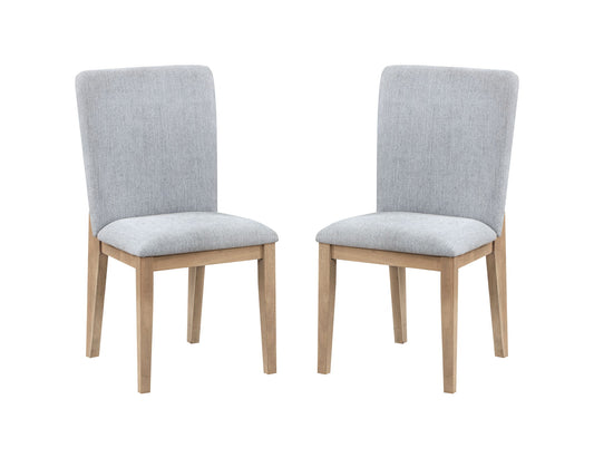 Caspian - And Oak Finish Dining Chair (Set of 2) - Gray