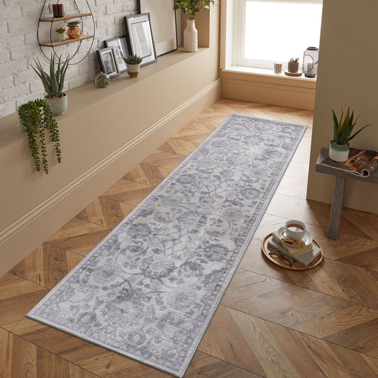 Marfi - 2' x 8' Oriental Non-Shedding Living Room Bedroom Dining Home Office Stylish And Stain Resistant Area Rug