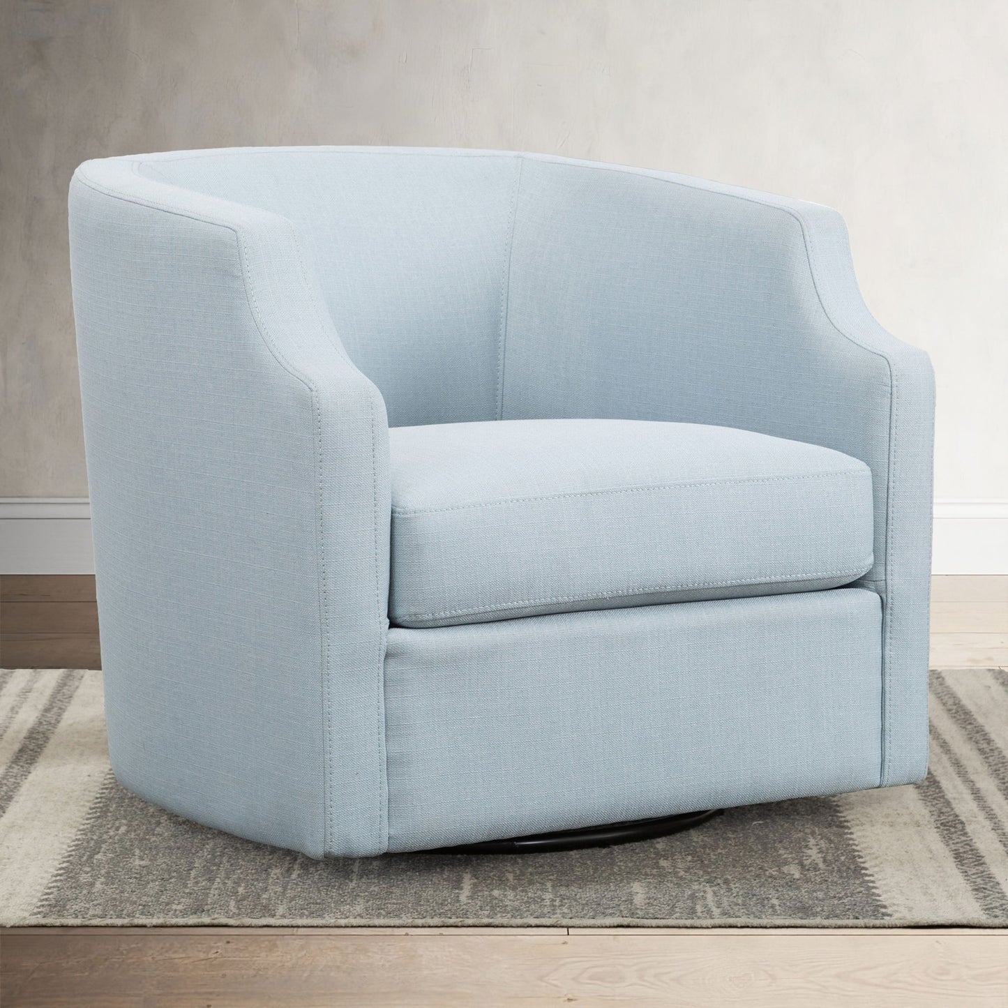 Isabelle - Swivel Glider Barrel Chair