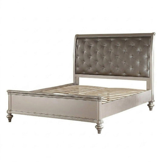 Tufted Headboard Bed