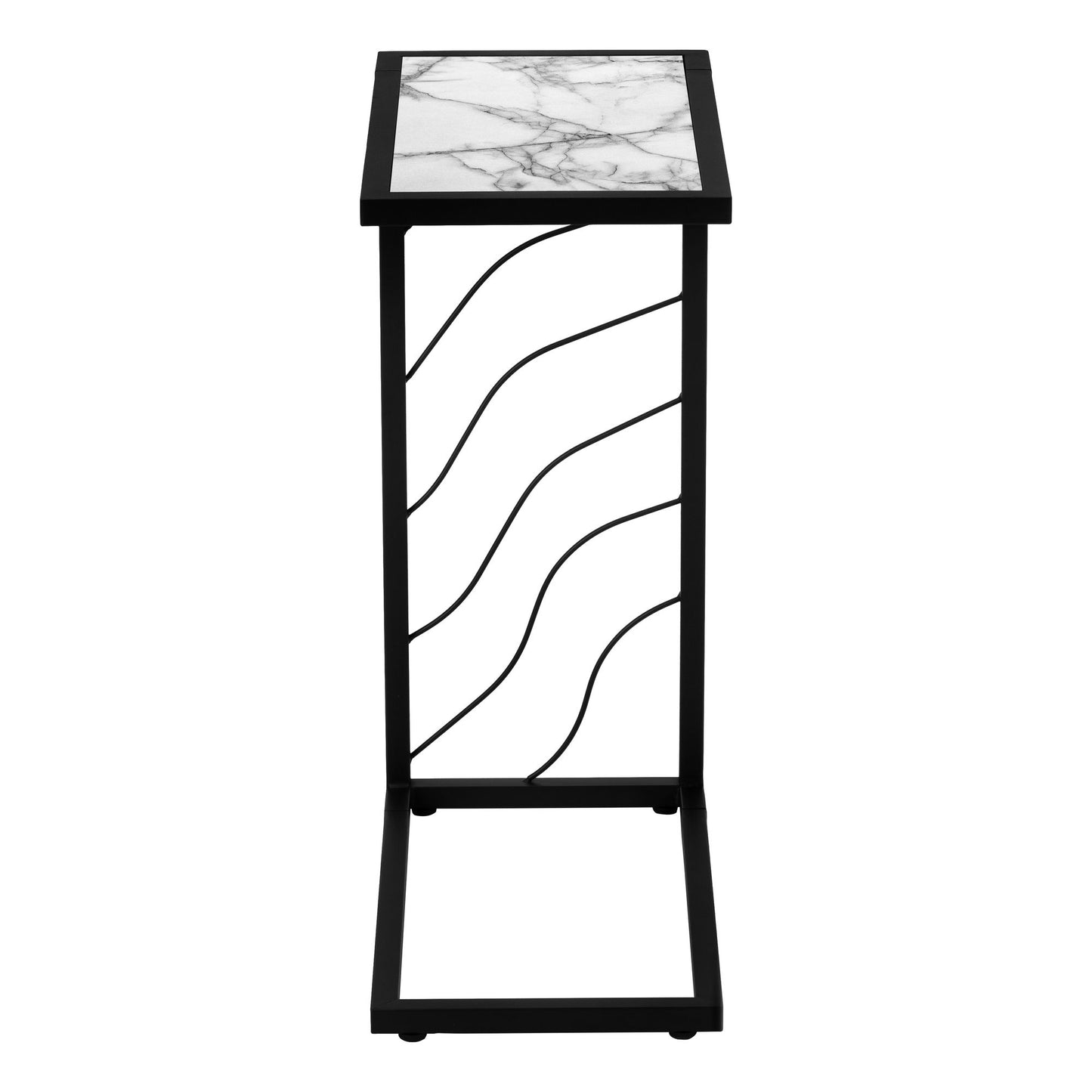 Accent Table, C - Shaped, Contemporary & Modern Convenient Design