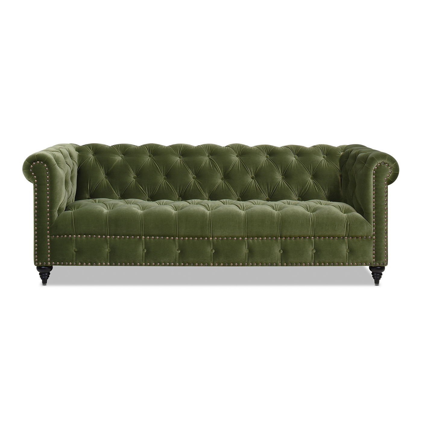 Alto - Tufted Chesterfield Sofa - Olive Green