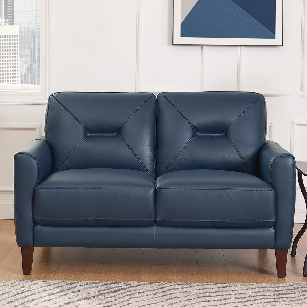 Mavis - Leather Loveseat