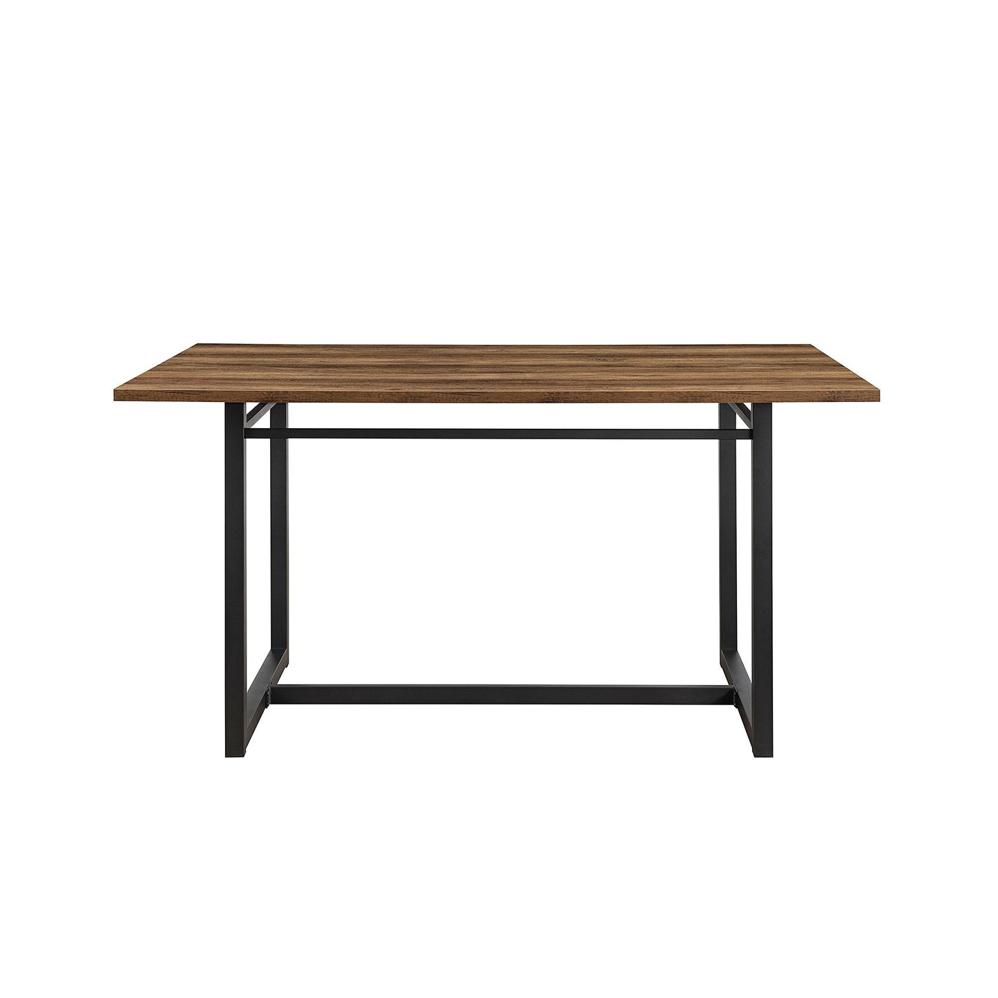 Modern Industrial Rectangle Dining Table - Rustic Oak