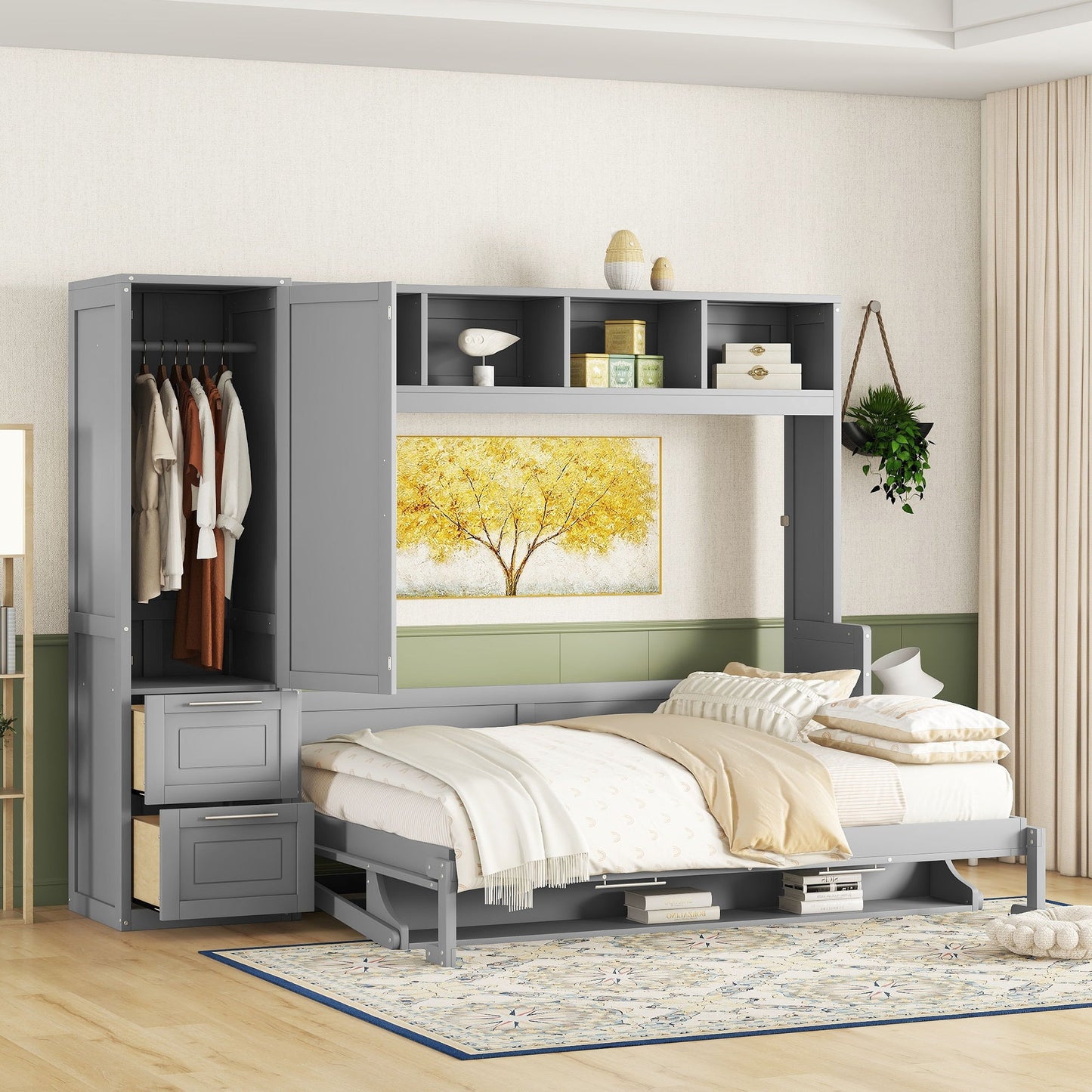 Murphy Wall Bed With Closet And Drawers