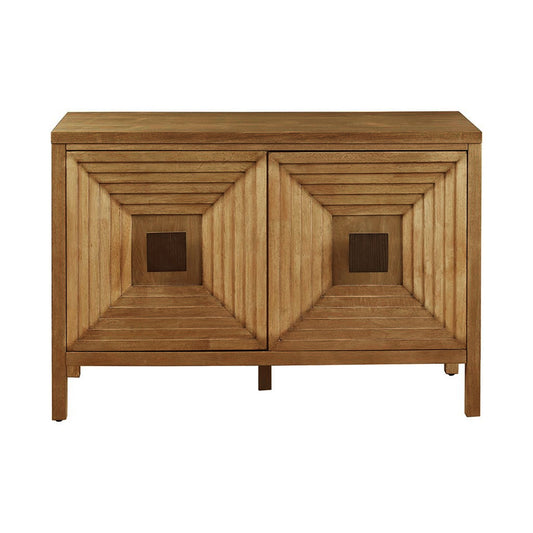 Accent Cabinet With Adjustable Shelves - Natural Elm