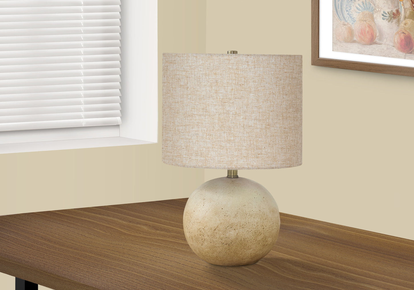 Lighting, Table Lamp, Concrete, Resin, Contemporary - Beige