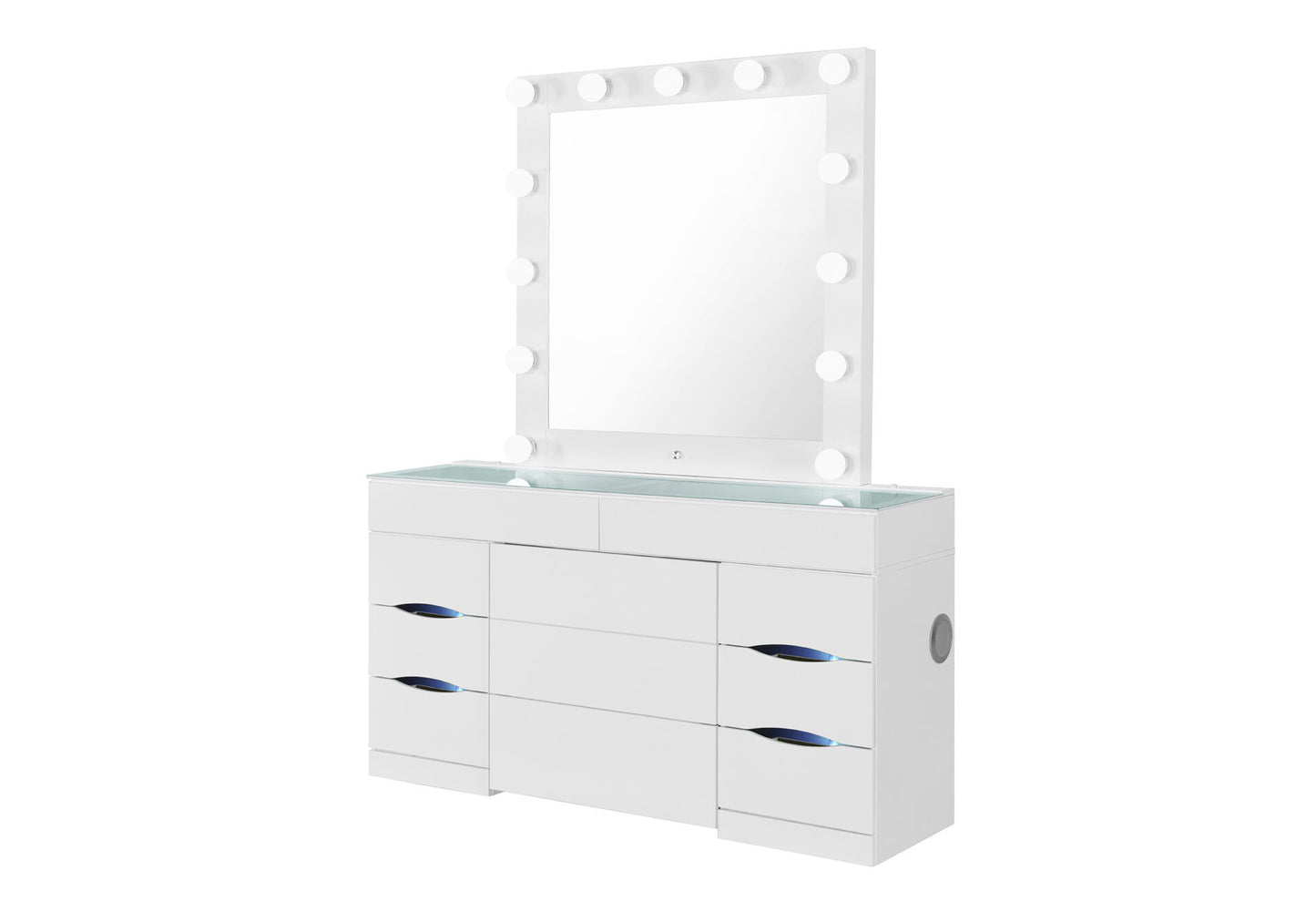 Ella - Vanity Top With LED - White