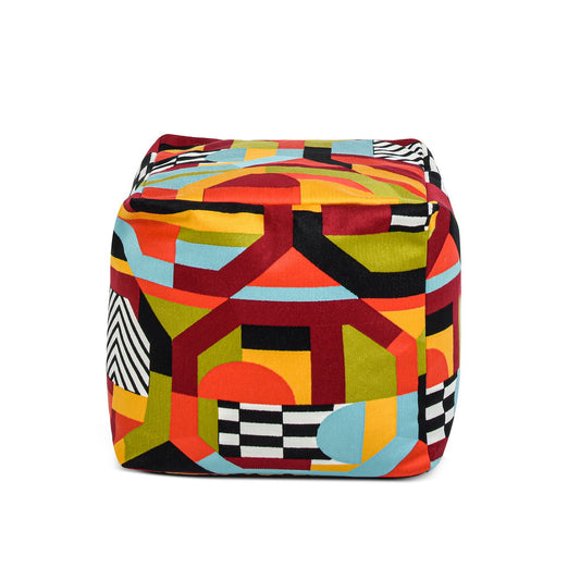 Pouf Luxury Oversized Bean Bag Cube Ottoman