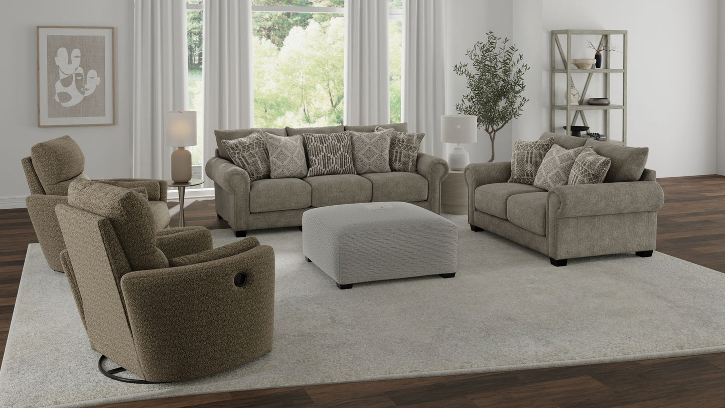 Barrett - Ottoman - Natural