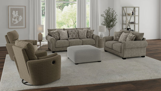 Barrett - Swivel Glider Chair - Buff