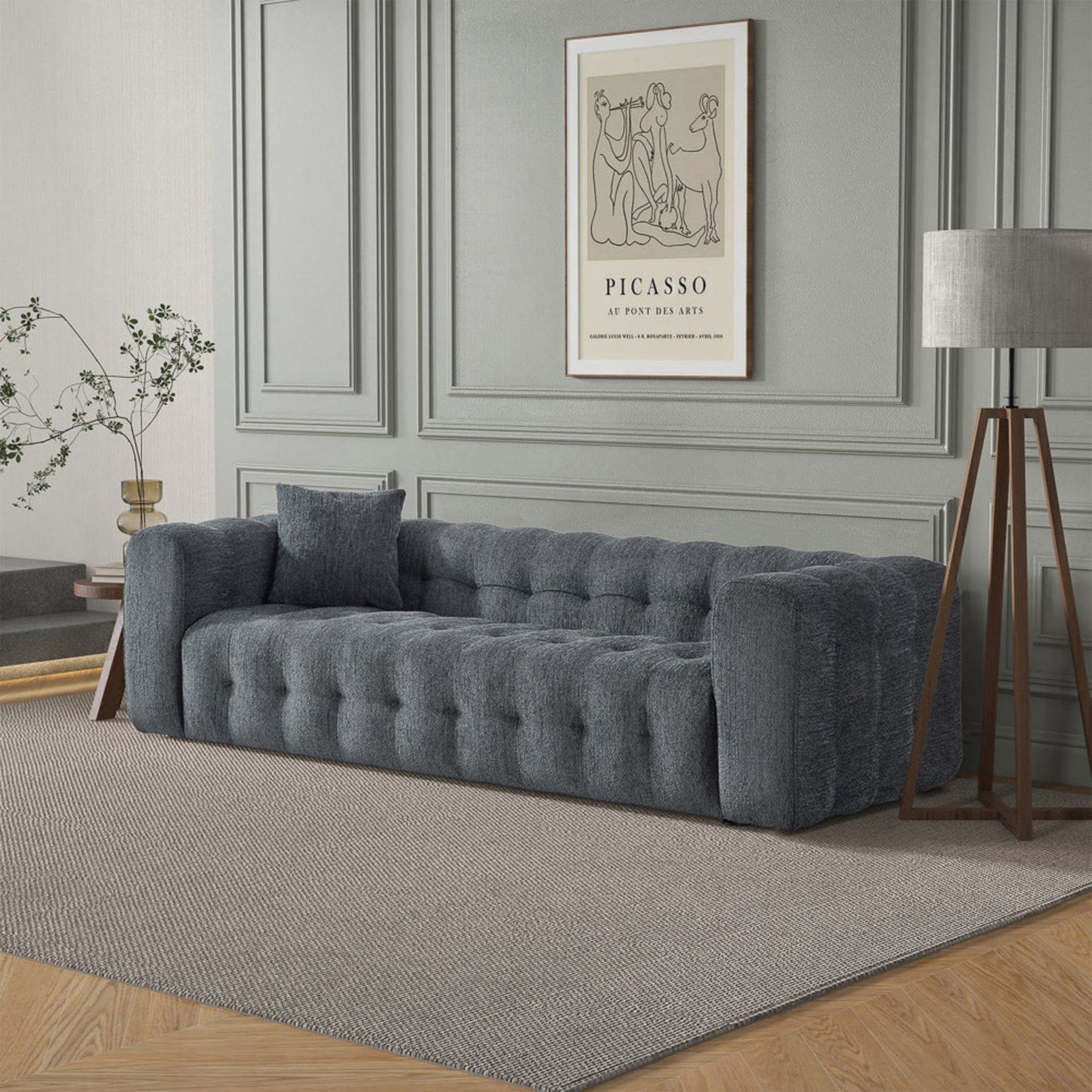 Eden - Modern Tufted Chesterfield Sofa
