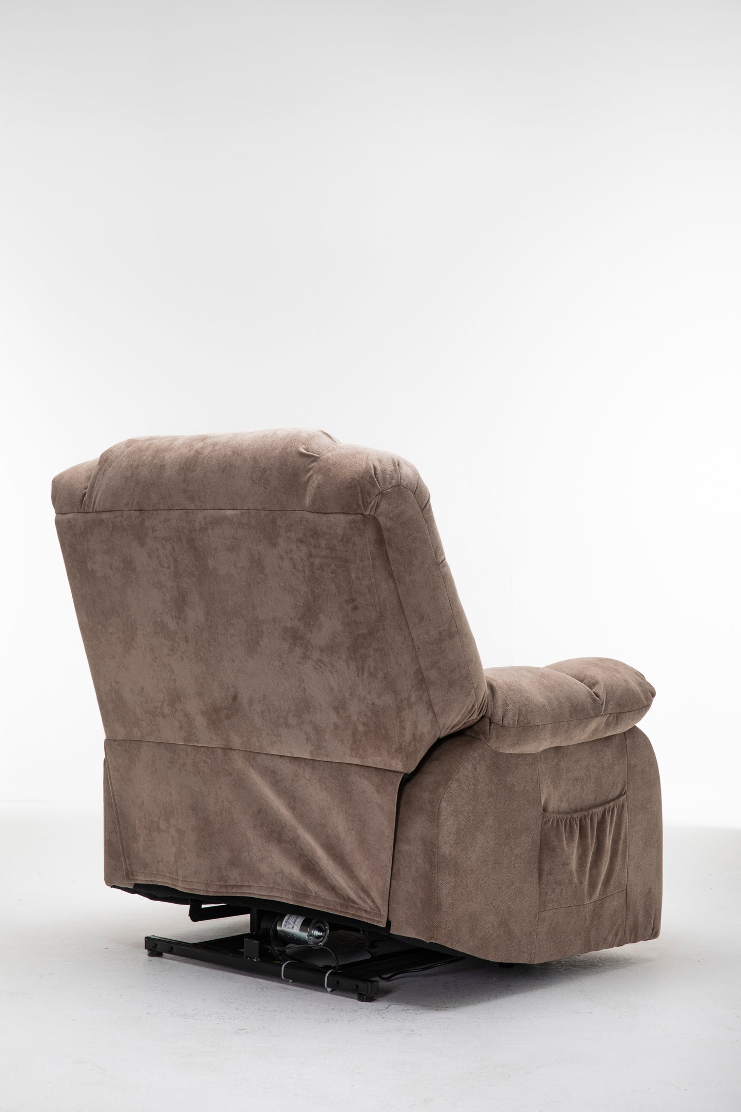 Power Lift Recliner Chair for Elderly- Heavy Duty and Safety Motion Reclining Mechanism-Fabric Sofa Living Room Chair