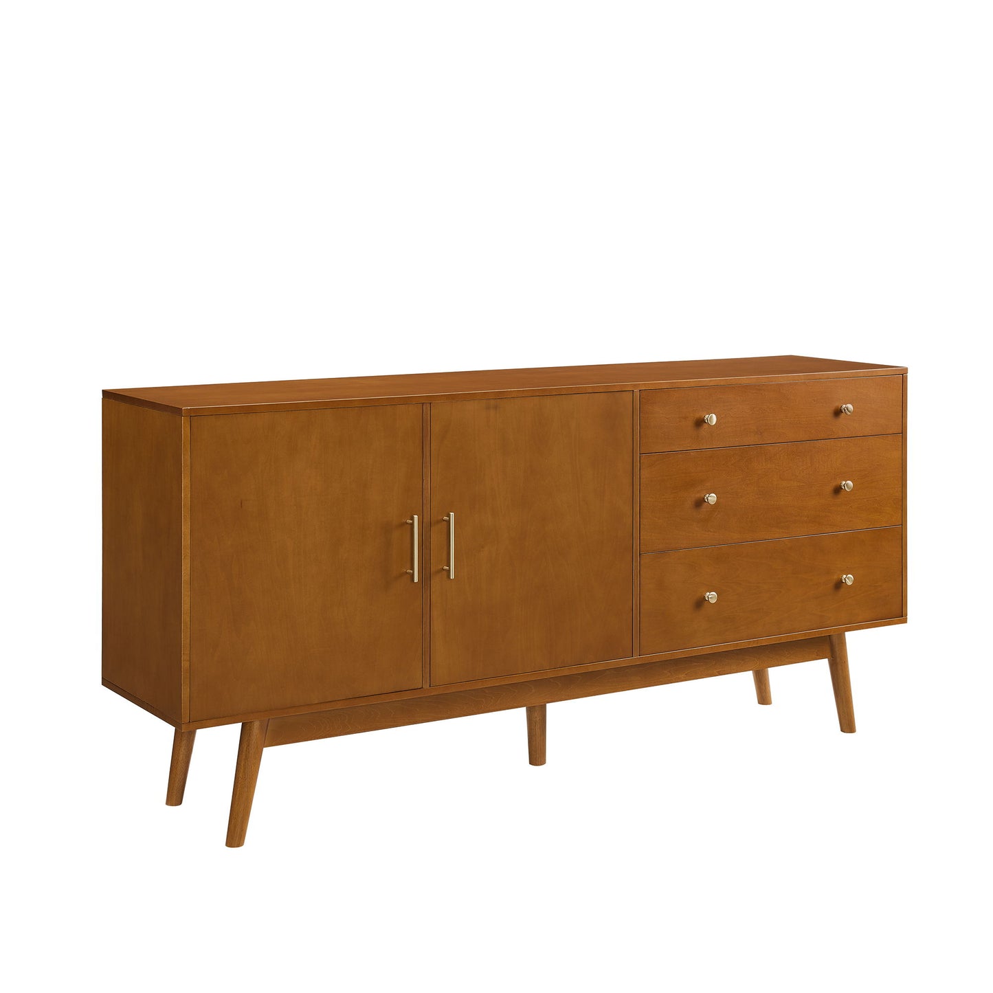 Mid-Century Modern Minimalist 2 Door Sideboard