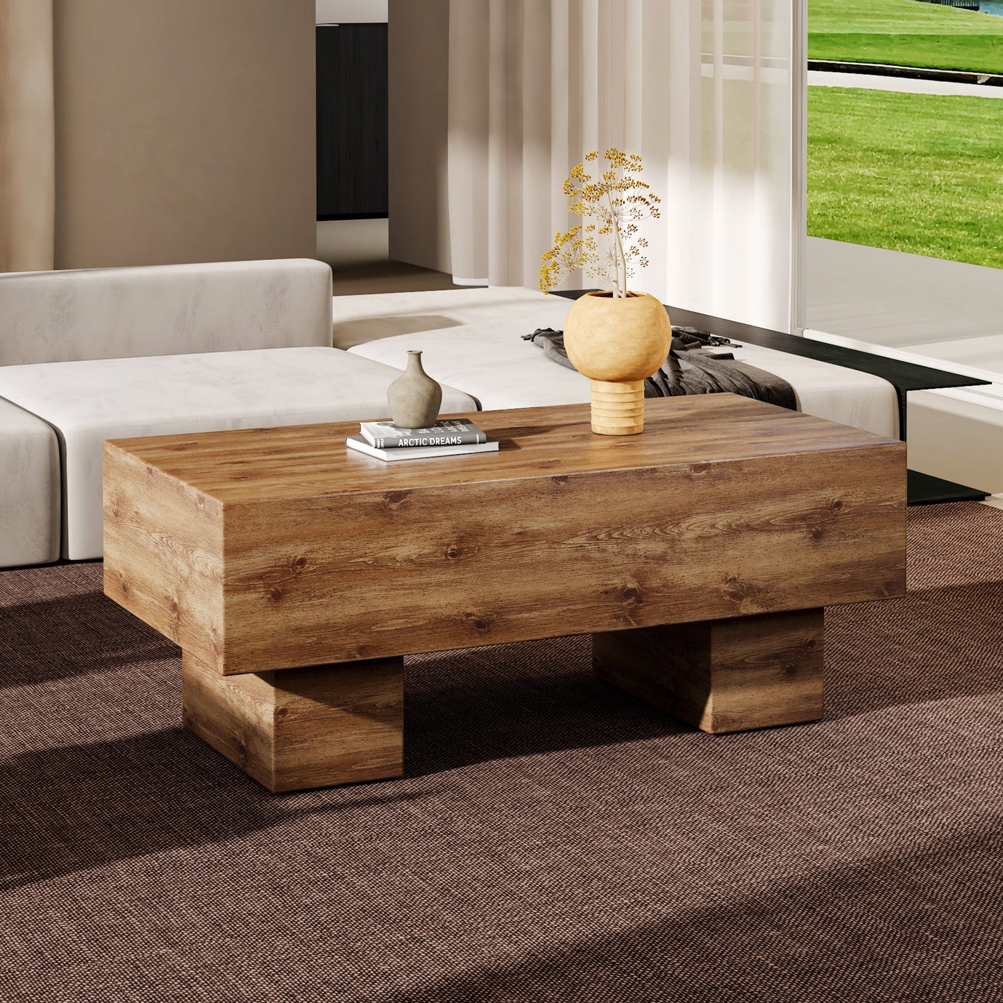 Rectangular Coffee Table - Wood