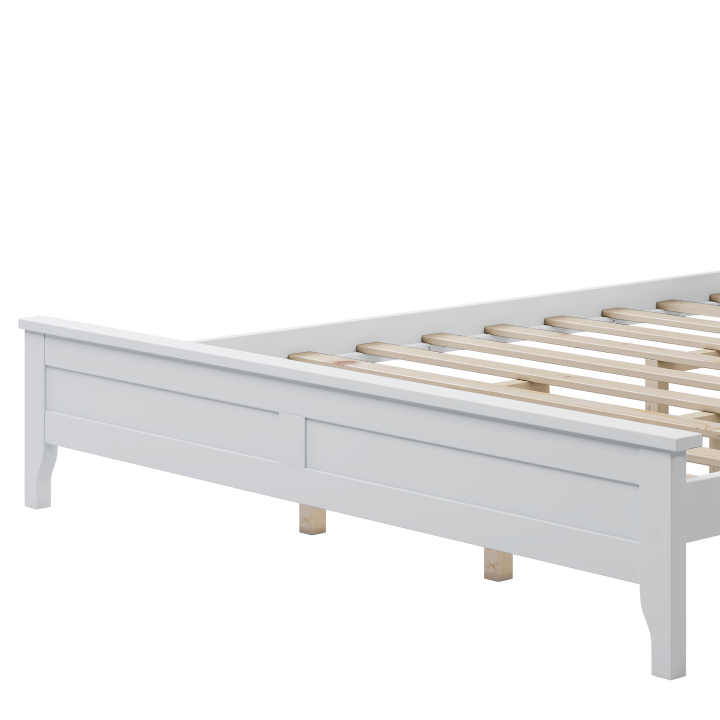 Modern Solid Wood Platform Bed