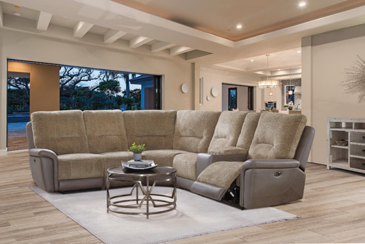 Two tone sectional