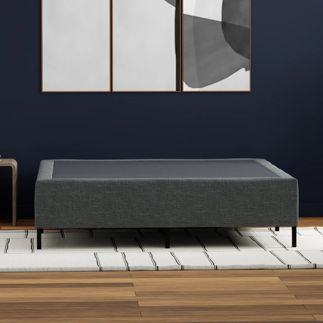 Metal Mattress Foundation with Removable Cover
