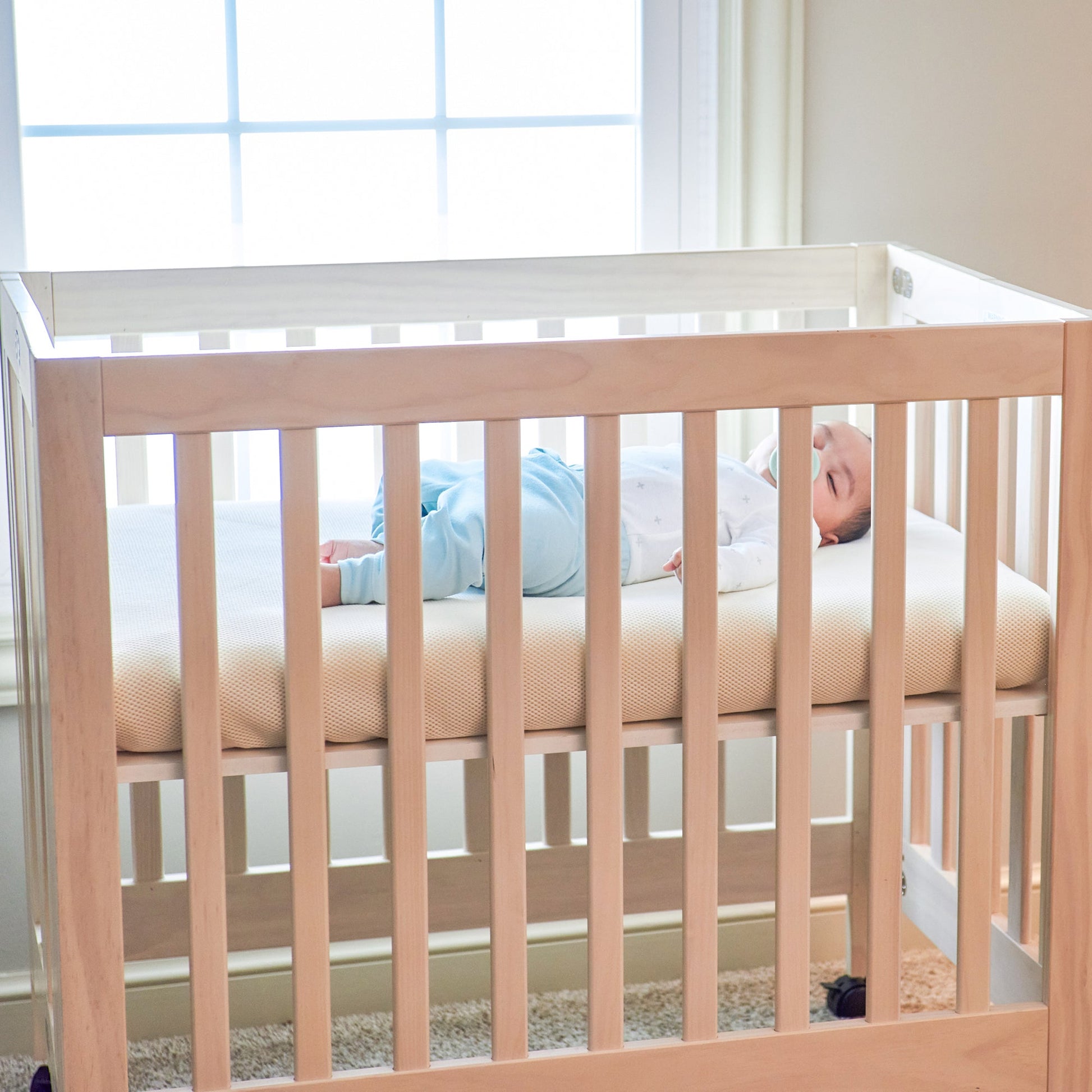 Naturepedic Breathable Organic Mini Crib Mattress
