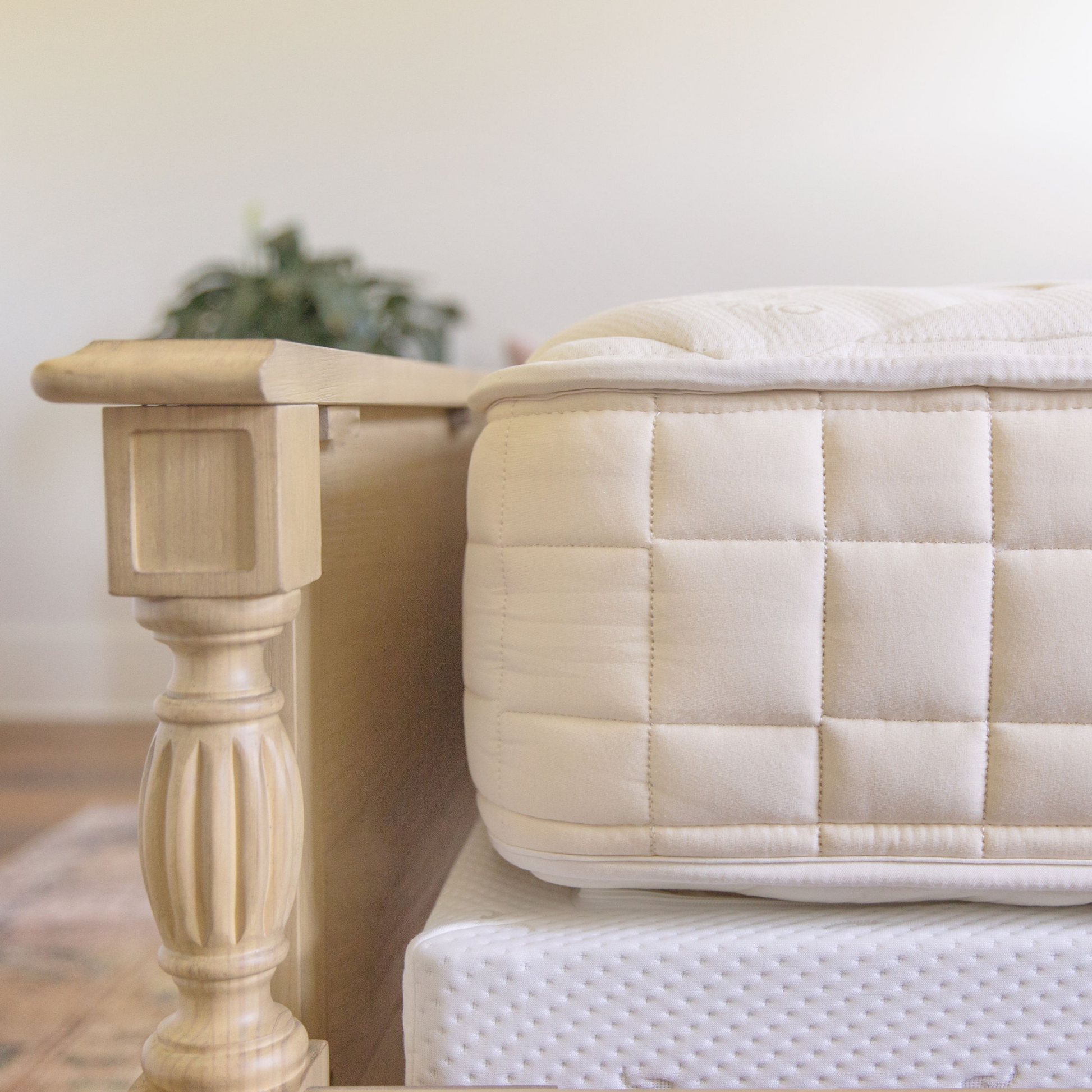 Naturepedic Latex-Free Serenade mattress side view