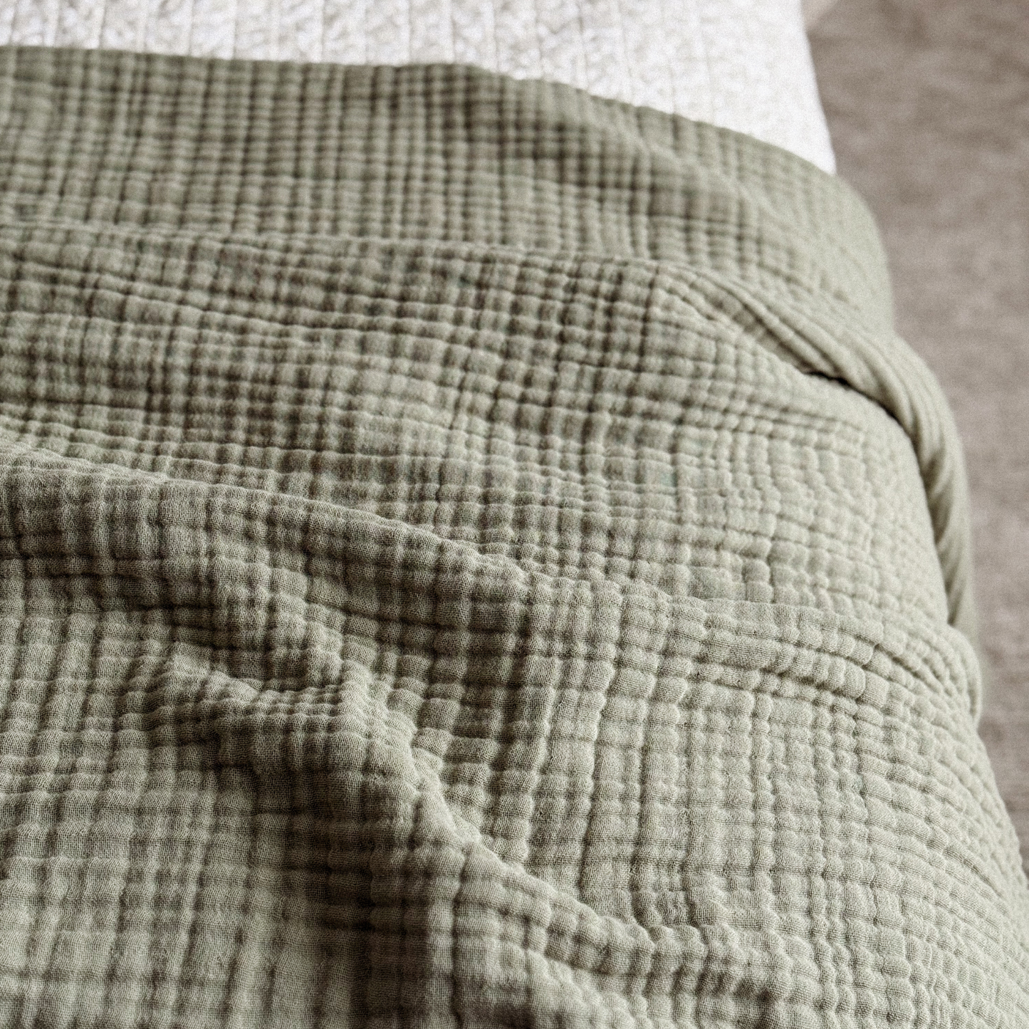 Naturepedic Breathable Organic Cotton Muslin Blanket