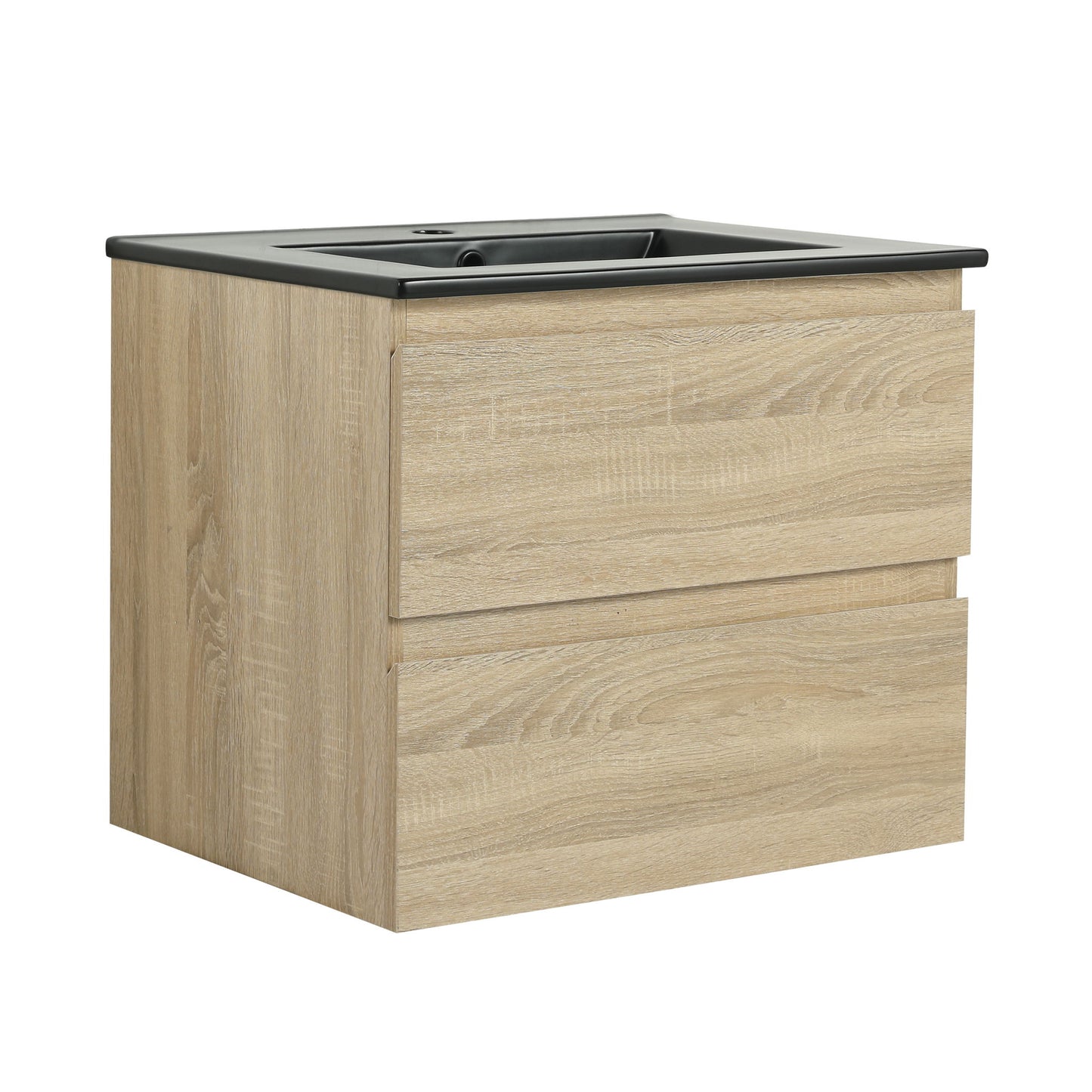 Wall Mounted Bathroom Vanity With Sink, 2 Soft Close Drawers