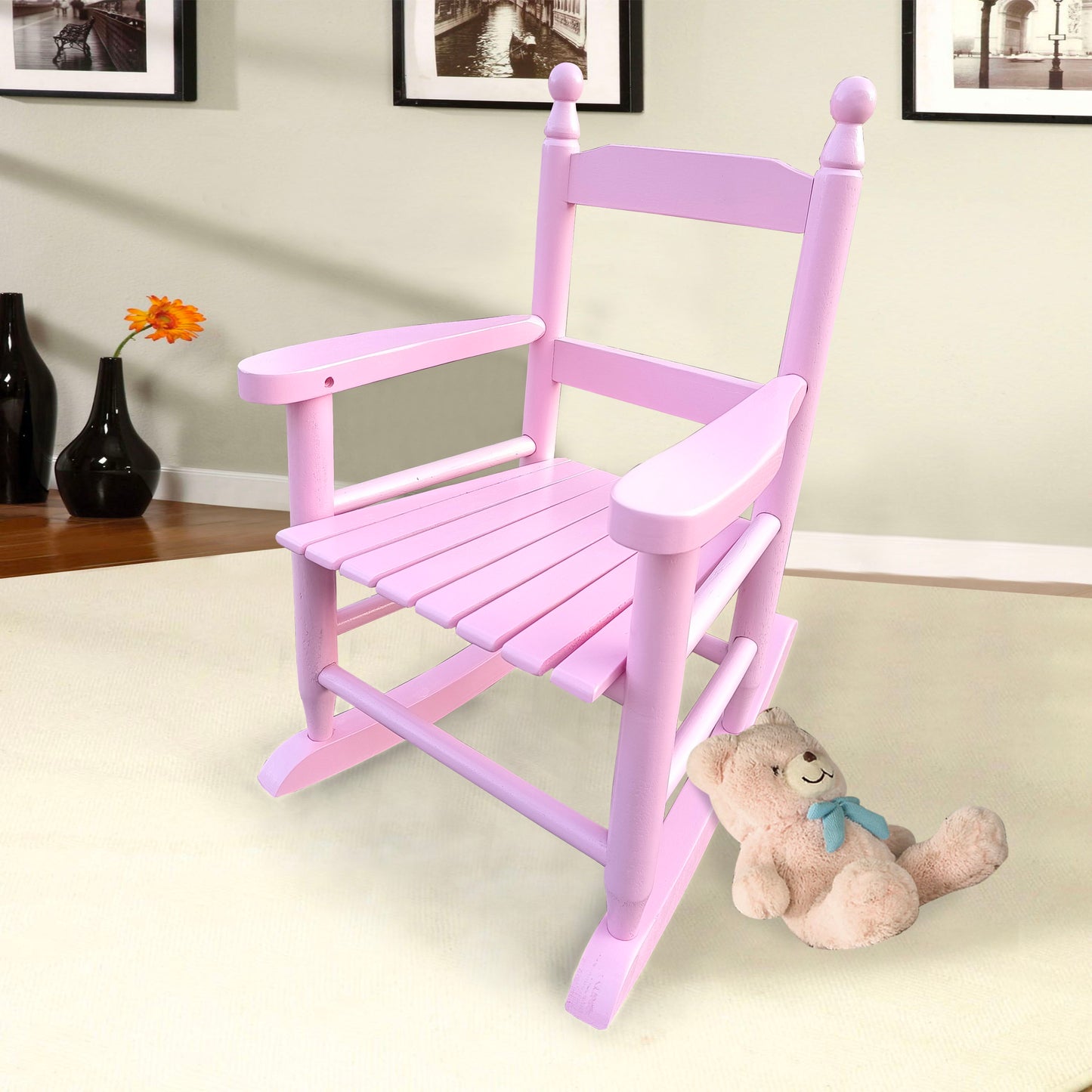 Children's Rocking Chair Indoor Or Outdoor, Suitable For Kids, Durable