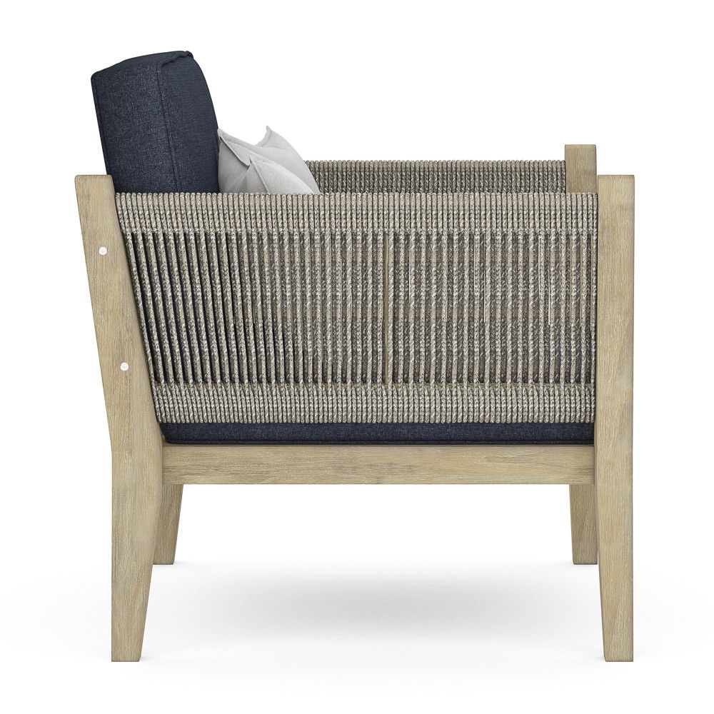 Cayman - Outdoor Conversation Chair - Slate Gray